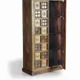 Wardrobe - Wardrobe in mango wood, brass and maiolica - GINER Y COLOMER