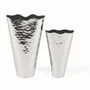 Vases - Set of two aluminum vases with a glossy finish - GINER Y COLOMER