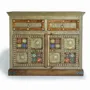 Commodes - Commode en bois d'acacia, céramique et bronze - GINER Y COLOMER