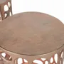 Tables basses - Lot de 2 tables en métal et finition en cuivre vieilli - GINER Y COLOMER