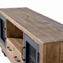 TV stands - TV cabinet in mango wood and natural metal - GINER Y COLOMER