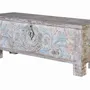 Boîtes de rangement  - Coffre en bois de manguier aux couleurs pastel - GINER Y COLOMER