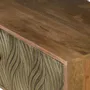Meubles TV - Meuble TV en manguier et bronze marron - GINER Y COLOMER