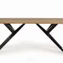 Dining Tables - Acacia wood and metal dining table - GINER Y COLOMER