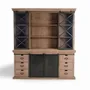 Wardrobe - Industrial style wardrobe in mango wood - GINER Y COLOMER