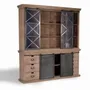 Wardrobe - Industrial style wardrobe in mango wood - GINER Y COLOMER
