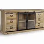 Buffets - Buffet en bois manguier et noir - GINER Y COLOMER