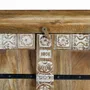 Wardrobe - 2-door mango wood wardrobe with interior shelves - GINER Y COLOMER