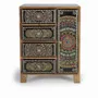 Chests of drawers - Mango wood and hand painted telephone cabinet - GINER Y COLOMER