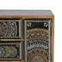 Chests of drawers - Mango wood and hand painted telephone cabinet - GINER Y COLOMER