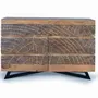 Chests of drawers - Acacia wood and metal chest of drawers - GINER Y COLOMER
