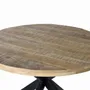 Dining Tables - Acacia wood and metal dining table - GINER Y COLOMER