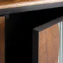 Buffets - Buffet bois manguier et métal noir - GINER Y COLOMER
