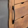 Buffets - Buffet en bois manguier et métal noir - GINER Y COLOMER
