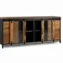 Buffets - Buffet en bois manguier et métal noir - GINER Y COLOMER