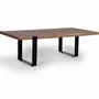 Tables basses - Table basse en bois d'acacia et métal - GINER Y COLOMER