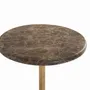 Coffee tables - Side table with marble top and metal leg - GINER Y COLOMER
