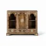 Console table - Mango wood console with natural and white color - GINER Y COLOMER