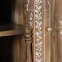 Console table - Mango wood console with natural and white color - GINER Y COLOMER