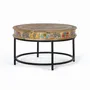 Tables basses - Table basse en bois manguier et métal - GINER Y COLOMER