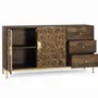 Buffets - Buffet en bois manguier et métal - GINER Y COLOMER