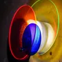 Objets design - Lampe Halo - Applique colorée Made in France en plastique recyclé - RAYON VERT STUDIO