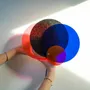 Design objects - Halo lamp - 2-in-1 colored lamp Made in France in recycled plastic - RAYON VERT STUDIO