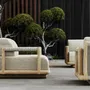 Lawn sofas   - Caleo-natural Lounge Set - SNOC