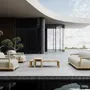 Lawn sofas   - Caleo-natural Lounge Set - SNOC