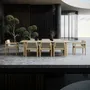 Lawn tables - Caleo-natural Dining Set - SNOC