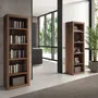 Bookshelves - Walnut wood bookcase - ANGEL CERDÁ