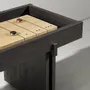Tables de jeux - Shuffleboard Table – Table de jeu en chêne massif, cuir et fonte - LIVINGSTONE