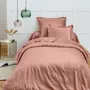Linge de lit - Housse de couette 100% Coton 140 x 200 cm Vieux Rose - COTON PUR