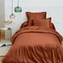 Bed linens - 100% Cotton Duvet Cover 140 x 200 cm Paprika - COTON PUR