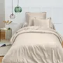 Bed linens - 100% Cotton Duvet Cover 140 x 200 cm Sand - COTON PUR