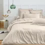 Linge de lit - Housse de couette 100% Coton 240 x 220 cm Sable - COTON PUR
