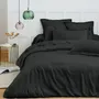 Bed linens - 100% Cotton Duvet Cover 260 x 240 cm Truffle - COTON PUR