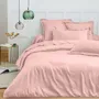 Bed linens - 100% Cotton Duvet Cover 260 x 240 cm Dragée Rose - COTON PUR