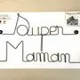 Other wall decoration - Wire Wall Decor\" Super Mom\ "” - to pin - BIJOUX DE MUR