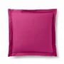 Linge de lit - Taie d'oreiller 100% Coton Volant plat piqué 63 x 63 cm Magenta - COTON PUR