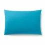 Bed linens - 100% Cotton Pillowcase 50 x 70 cm Cyan - COTON PUR