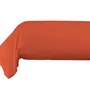Linge de lit - Taie de traversin Percale 45 x 185 cm Pur Coton Peigné Longues Fibres 80 Fils/cm² Terracotta - COTON PUR