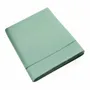 Linge de lit - Drap Plat Percale 240 x 300 cm Pur Coton Peigné Longues Fibres 80 Fils/cm² Celadon - COTON PUR