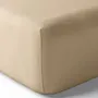 Linge de lit - Drap housse Percale 180 x 200 cm Pur Coton Peigné Longues Fibres 80 Fils/cm² Lin - COTON PUR
