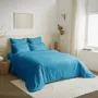 Bed linens - Complete Pack Plain Duvet Cover 220 x 240 cm - Fitted Sheet 160 x 200 cm - 100% Cotton 57 Thread Count - COTON PUR