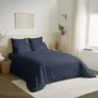 Bed linens - Complete Pack Single Color Duvet Cover 240 x 260 cm - Fitted Sheet 180 x 200 cm King Size - 100% Cotton 57 Thread Count - COTON PUR