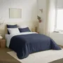 Bed linens - Complete Pack Two-tone duvet cover 220 x 240 cm - Fitted sheet 160 x 200 cm - 100% Cotton 57 threads - COTON PUR