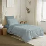 Linge de lit - Pack Complet Housse de couette Imprimé 140 x 200 cm - Drap housse 90 x 190 cm - 100% Coton 57 Fils - COTON PUR