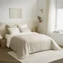 Linge de lit - Pack Complet Housse de couette Bicolore 240 x 260 cm - Drap housse 180 x 200 cm King Size - 100% Coton 57 Fils - COTON PUR