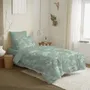 Linge de lit - Pack Complet Housse de couette Imprimé 140 x 200 cm - Drap housse 90 x 190 cm - 100% Coton 57 Fils - COTON PUR